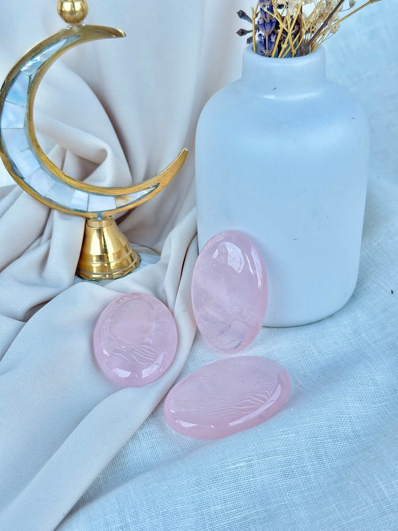 Pierre de paume | Quartz Rose