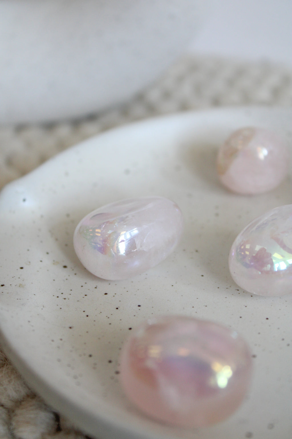 Pierre Roulée | Quartz Rose Aura