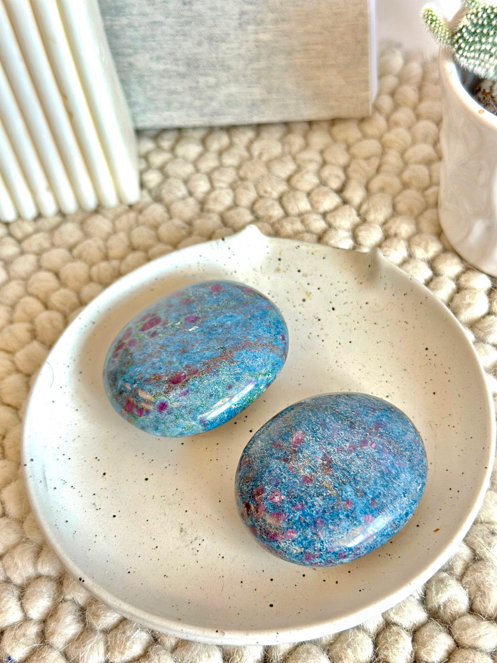 Pierre de paume | Rubis Kyanite
