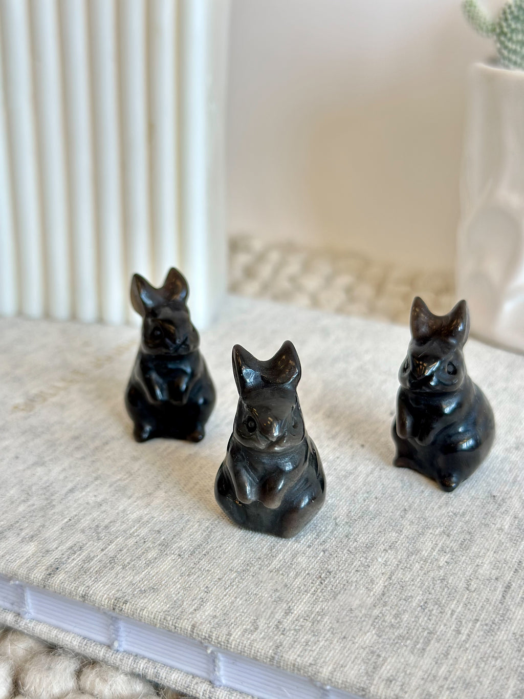 Lapin | Obsidienne Argenté