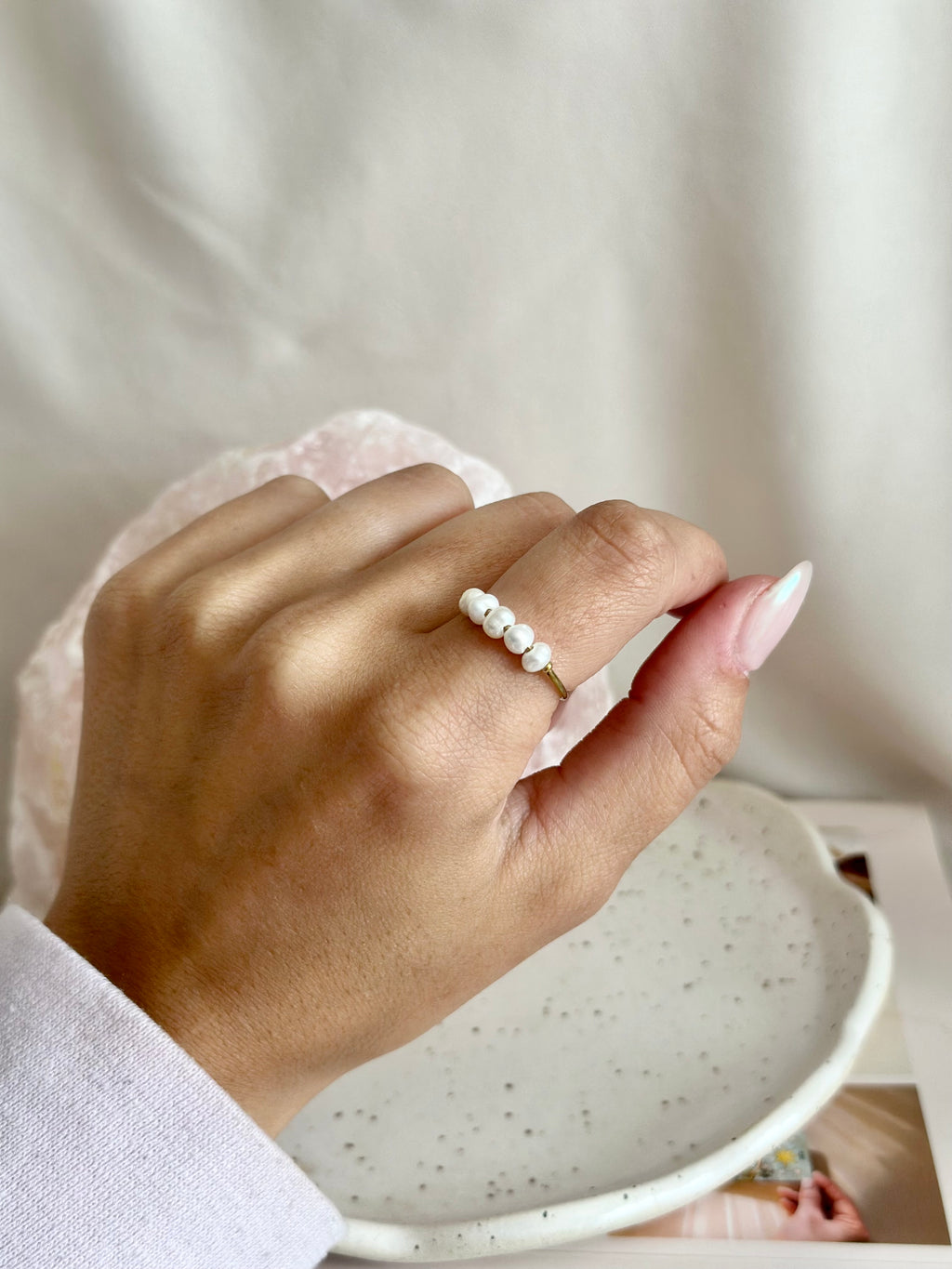 Bague | Azélie | Perle d’eau douce