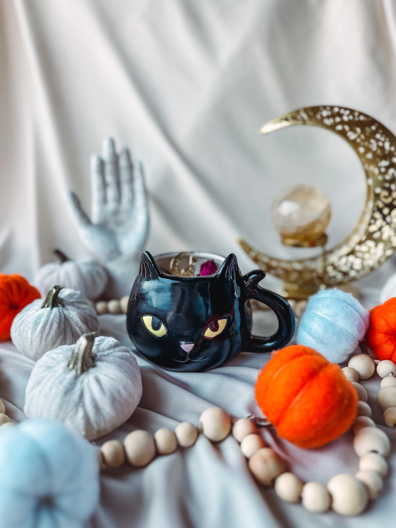 Chandelle | Chat Lunaire | Quartz Fumé