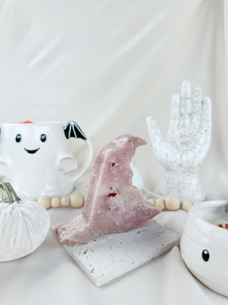 Chapeau Sorcière | Améthyste Rose