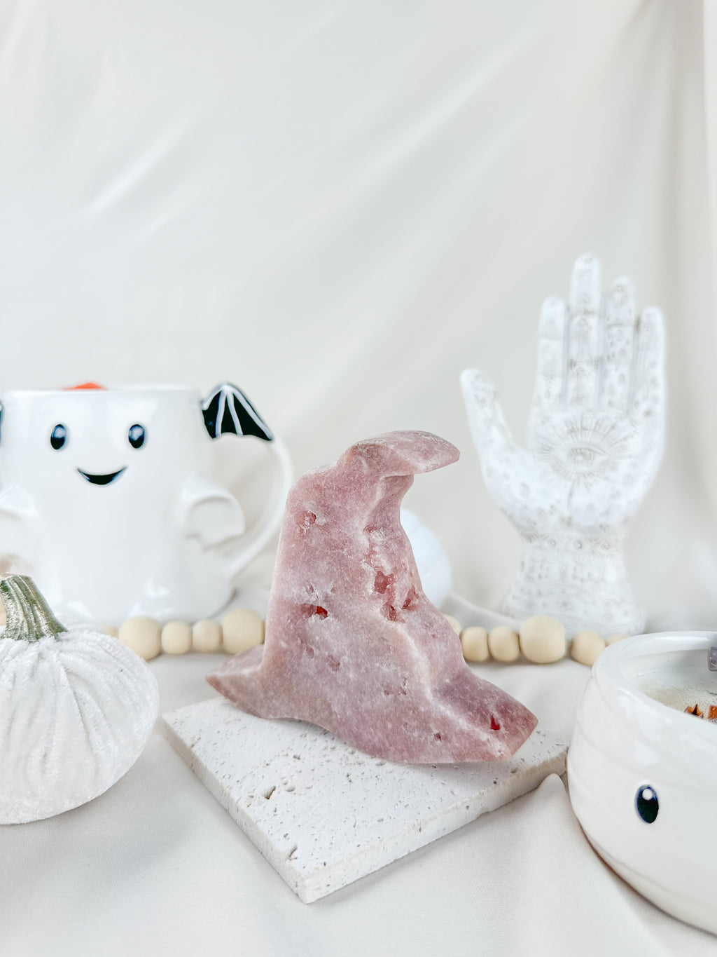 Chapeau Sorcière | Améthyste Rose