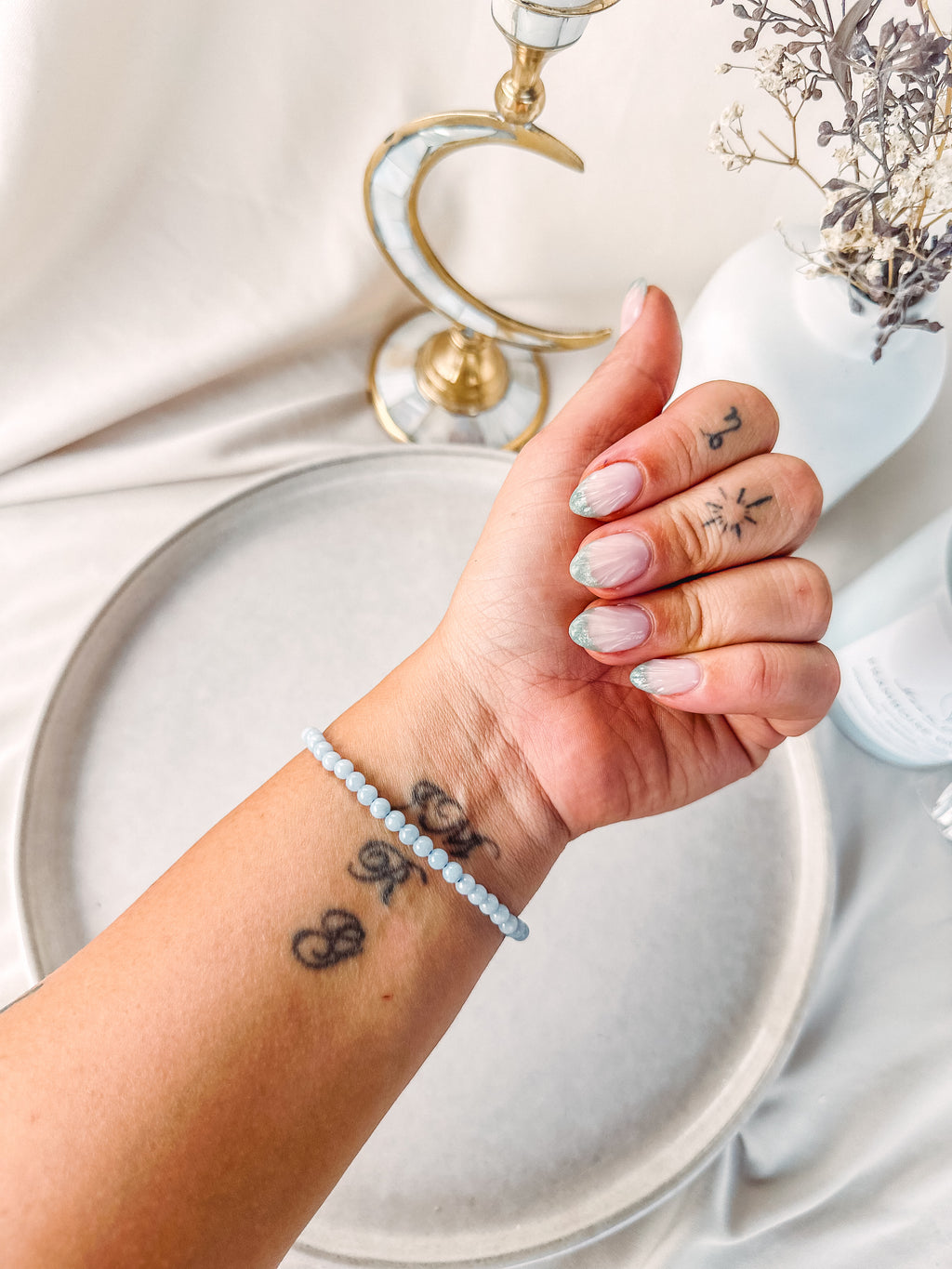 Bracelet | Angelite | 4mm