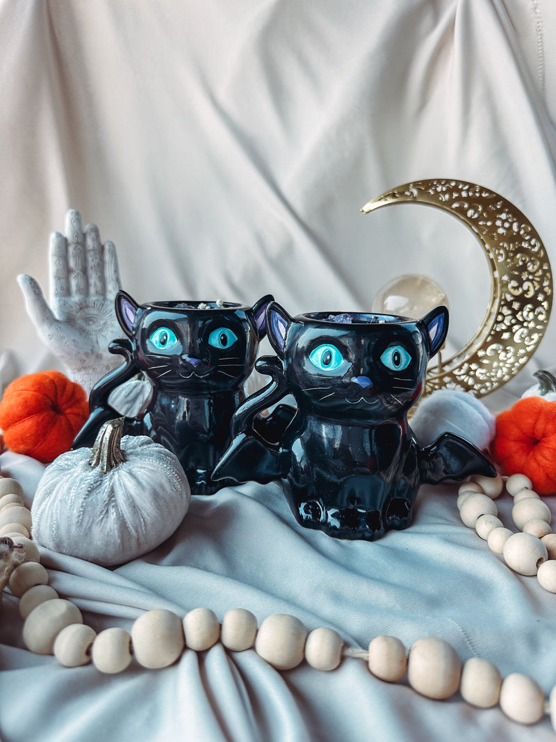 Chandelle | Chauve-Souris Mystique | Améthyste