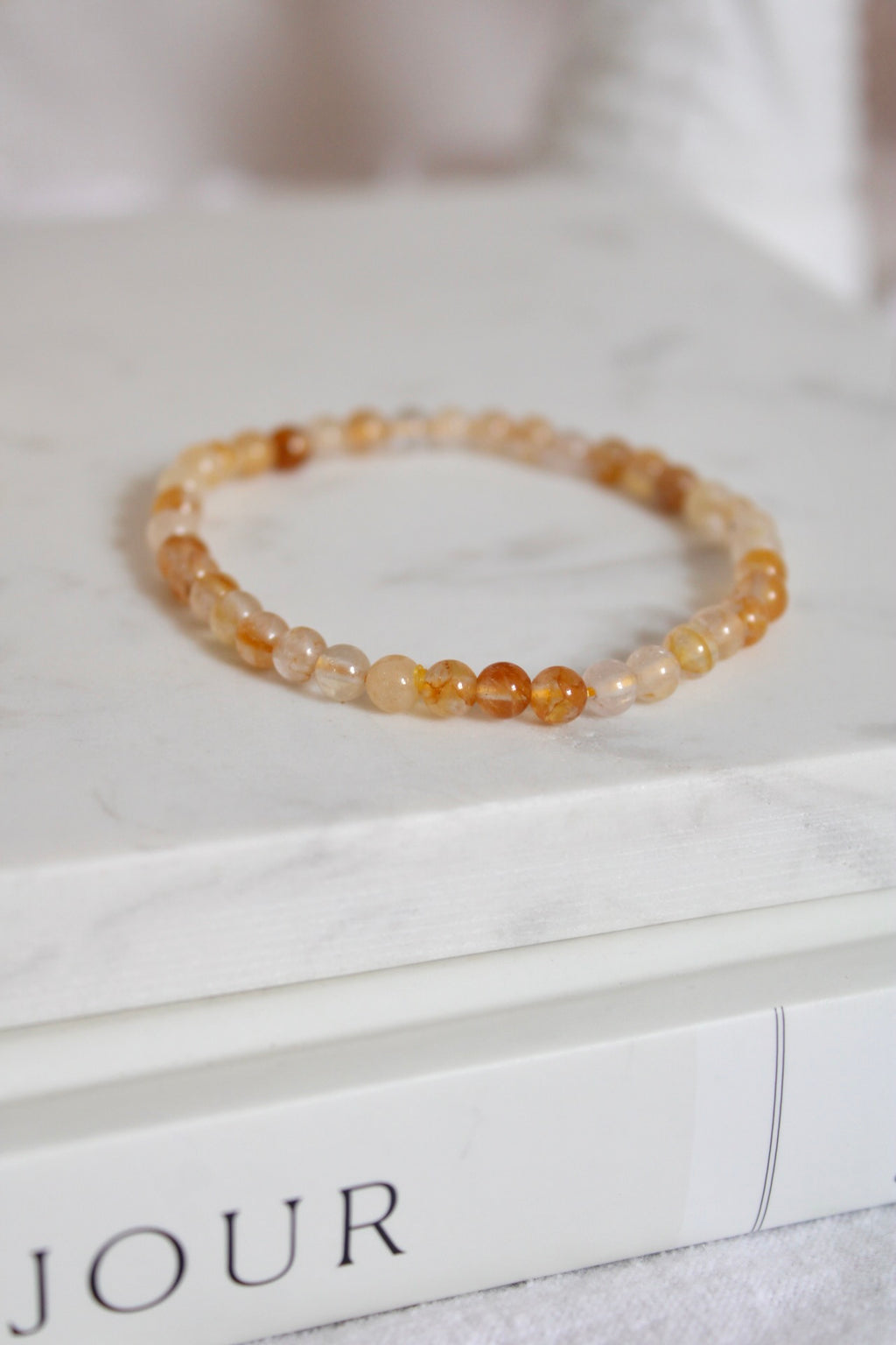 Bracelet | Quartz guérisseur  | 4mm