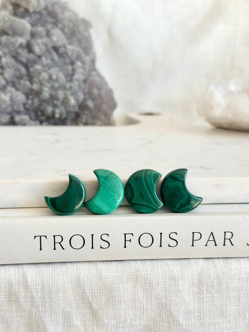 Mini lune | Qualité AAA | Malachite