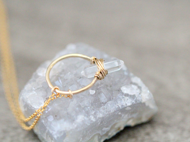 Collier Crest | Quartz Clair