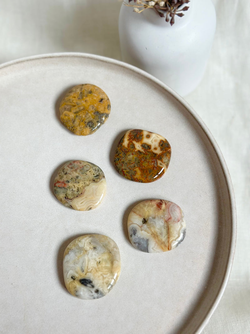 Pierre de paume |  Agate Folle