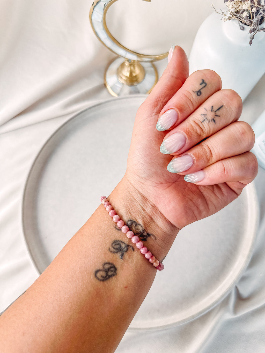 Bracelet | Opale Rose | 4mm
