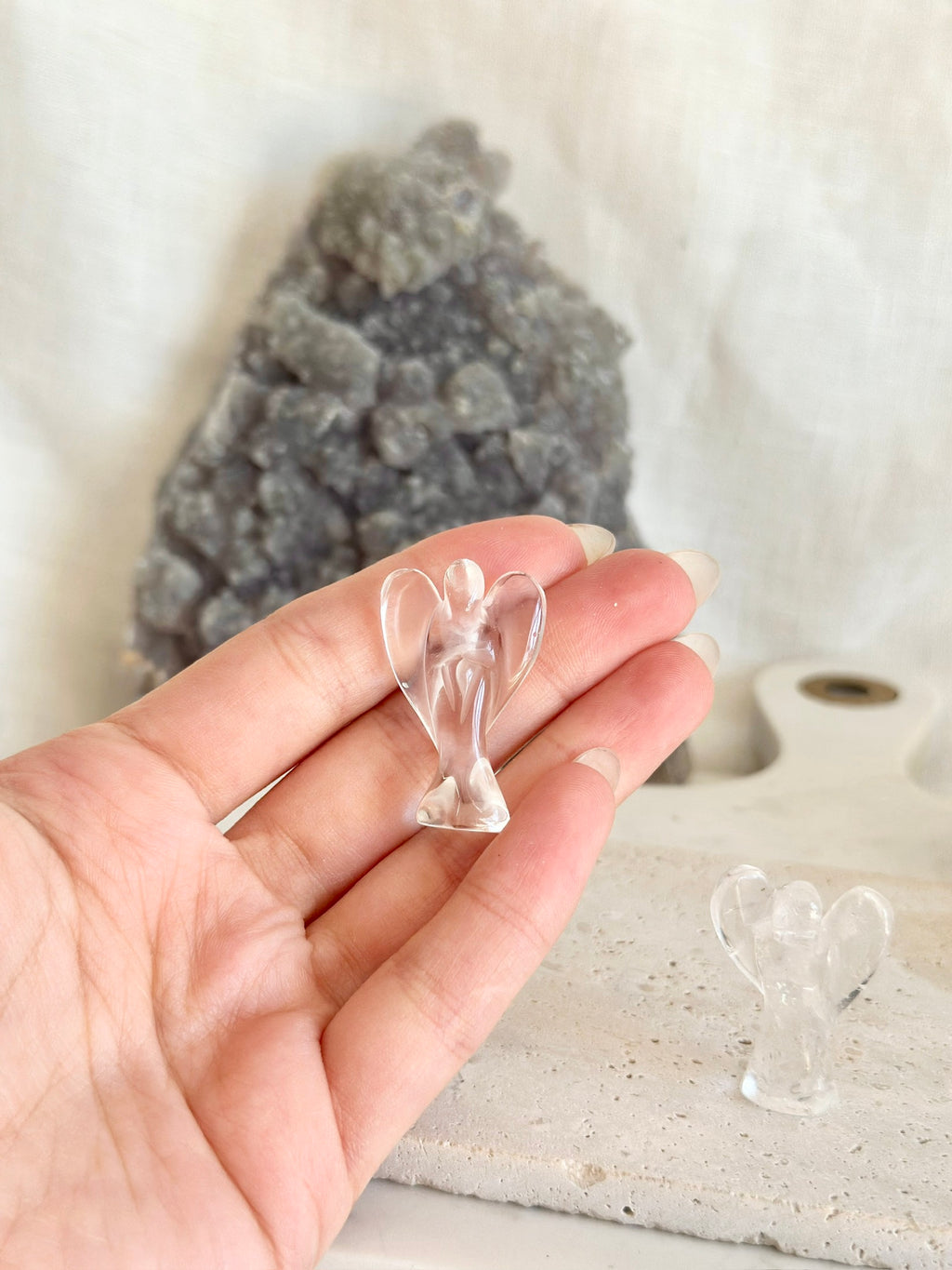 Mini anges | Quartz clair