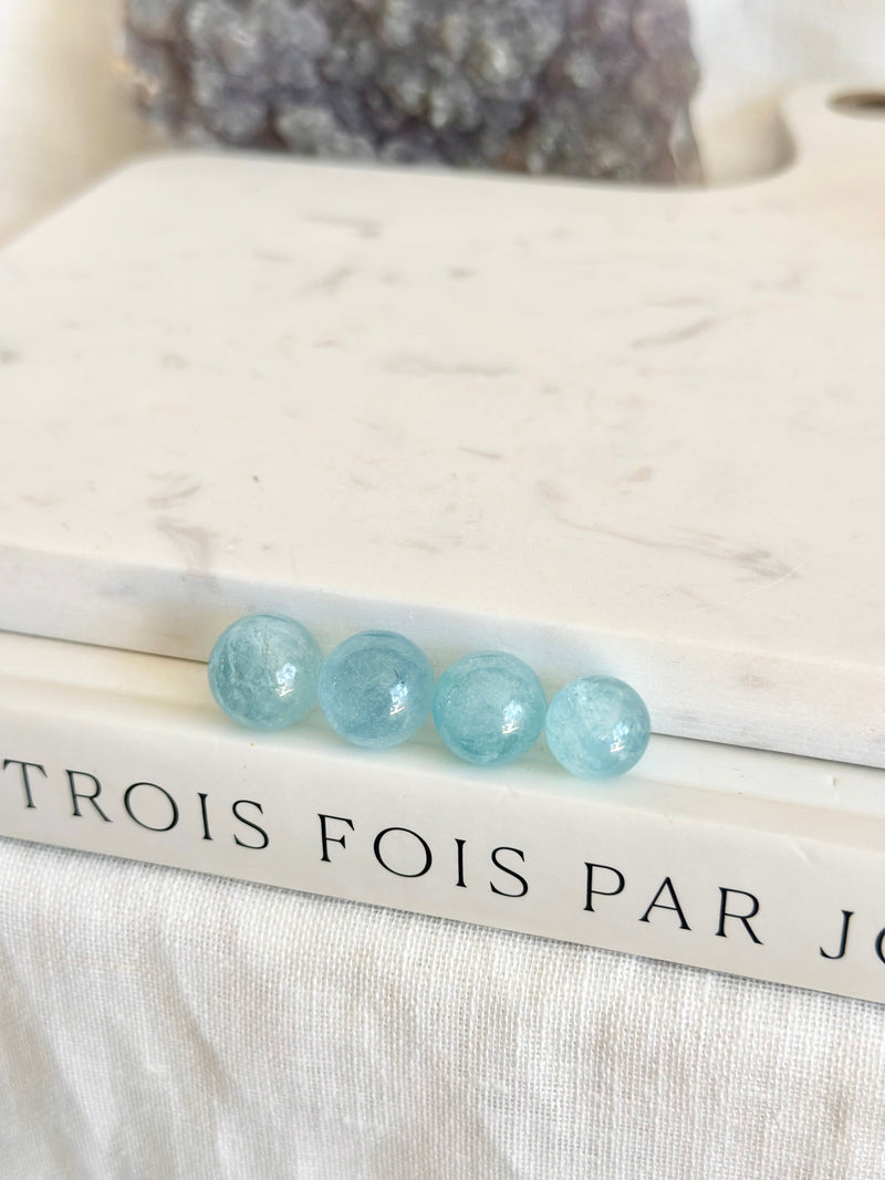 Mini sphère | Qualité AAA | Aquamarine