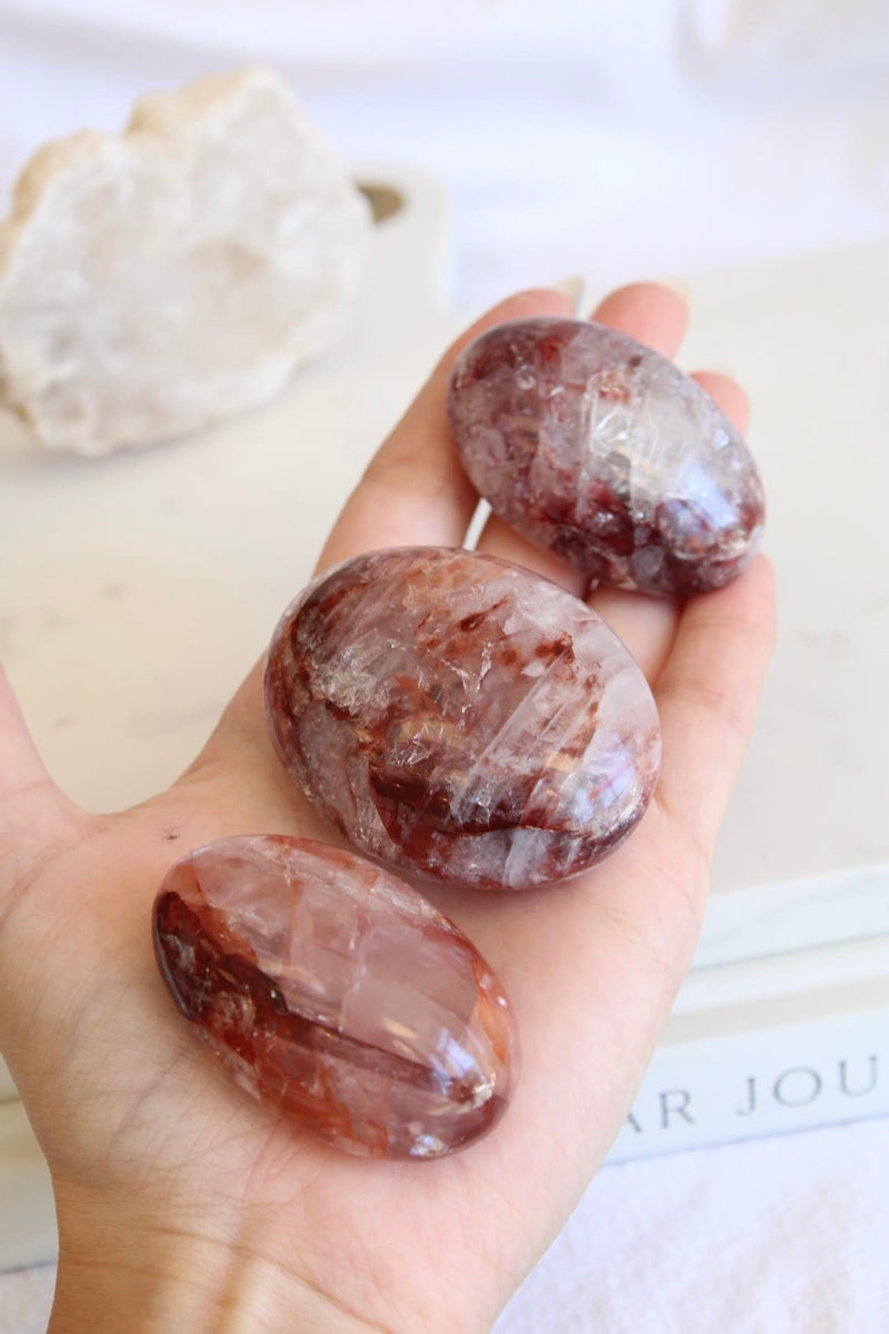 Pierre de paume | Quartz feu