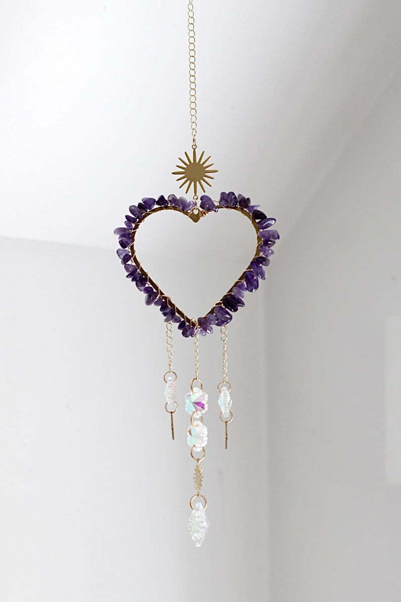 Suncatcher | Cœur | Améthyste