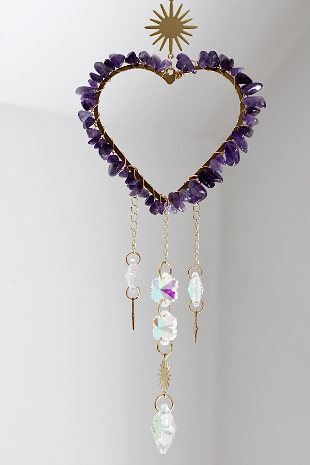 Suncatcher | Cœur | Améthyste