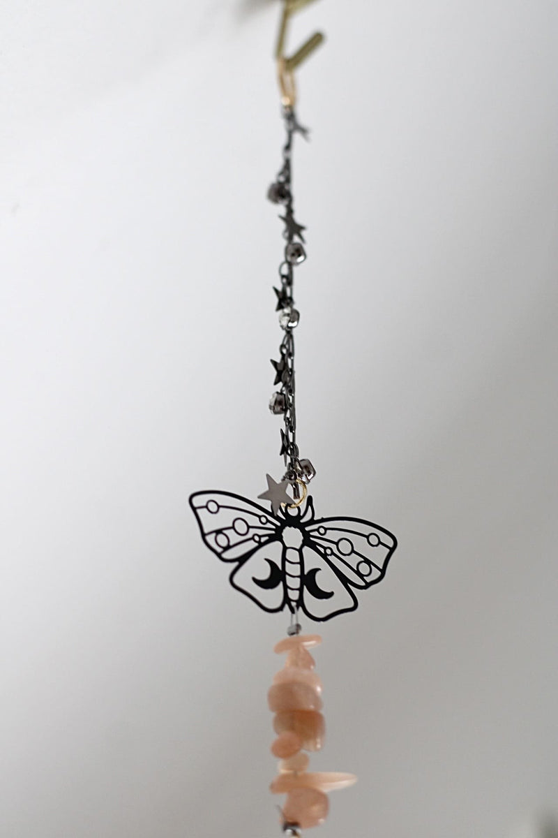 Suncatcher | Lueur étoilé | Pierre de lune pêche