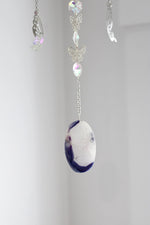 Suncatcher | Envolé lunaire | Améthyste et agate