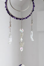 Suncatcher | Envolé lunaire | Améthyste et agate