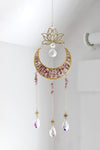 Suncatcher | Clarté lunaire | Quartz fraise
