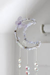 Suncatcher | Papillon de Lune | Agate dentelle