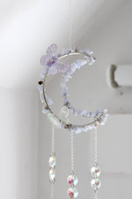 Suncatcher | Papillon de Lune | Agate dentelle