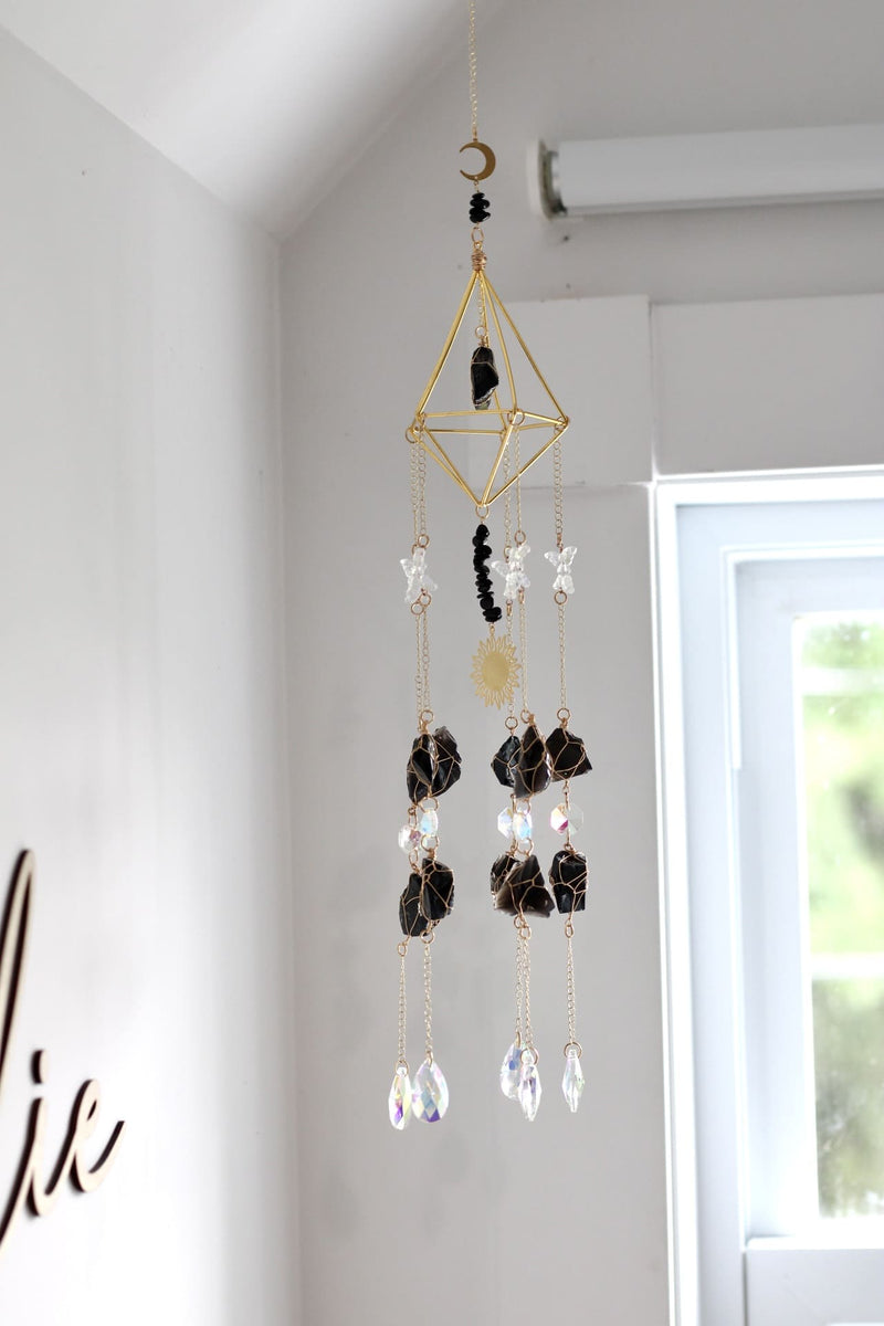 Suncatcher | Soleil protecteur | Obsidienne