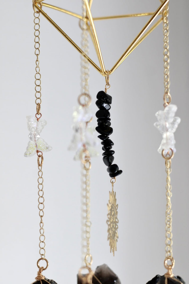 Suncatcher | Soleil protecteur | Obsidienne