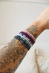 Bracelet | Rhodonite | Facetté | 4mm