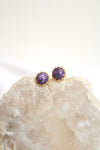 Boucles d'oreilles | Charoïte