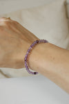 Bracelet | Améthyste x garden quartz | 4mm
