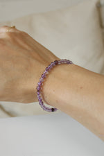 Bracelet | Améthyste x garden quartz | 4mm