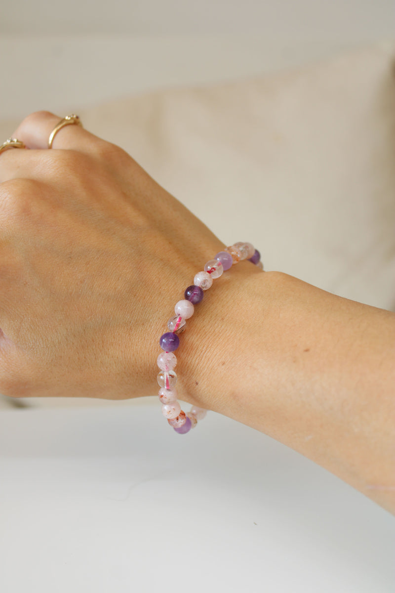 Bracelet | Améthyste super 7