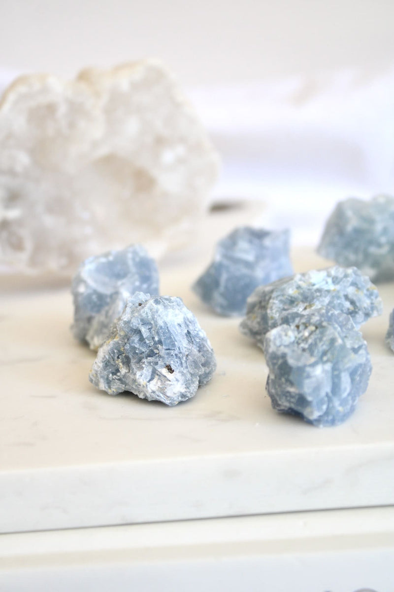 Pierre brute | Calcite bleue