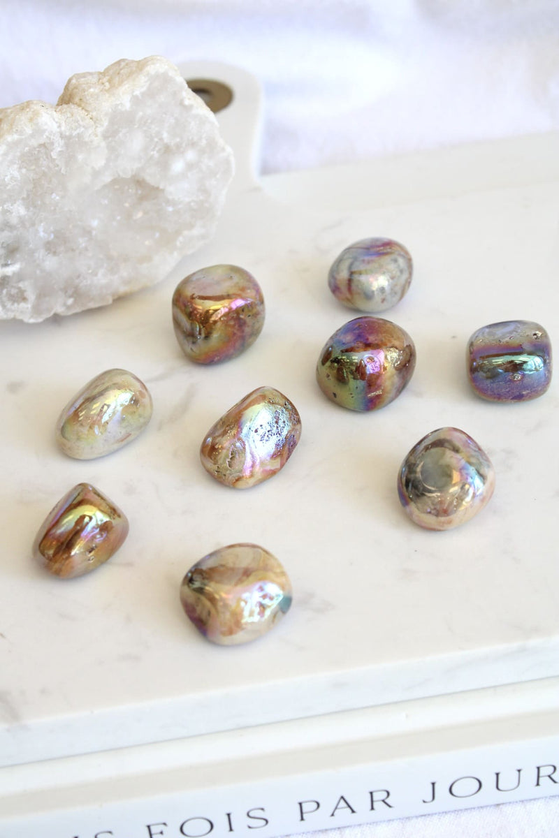 Pierre roulée | Agate folle aura