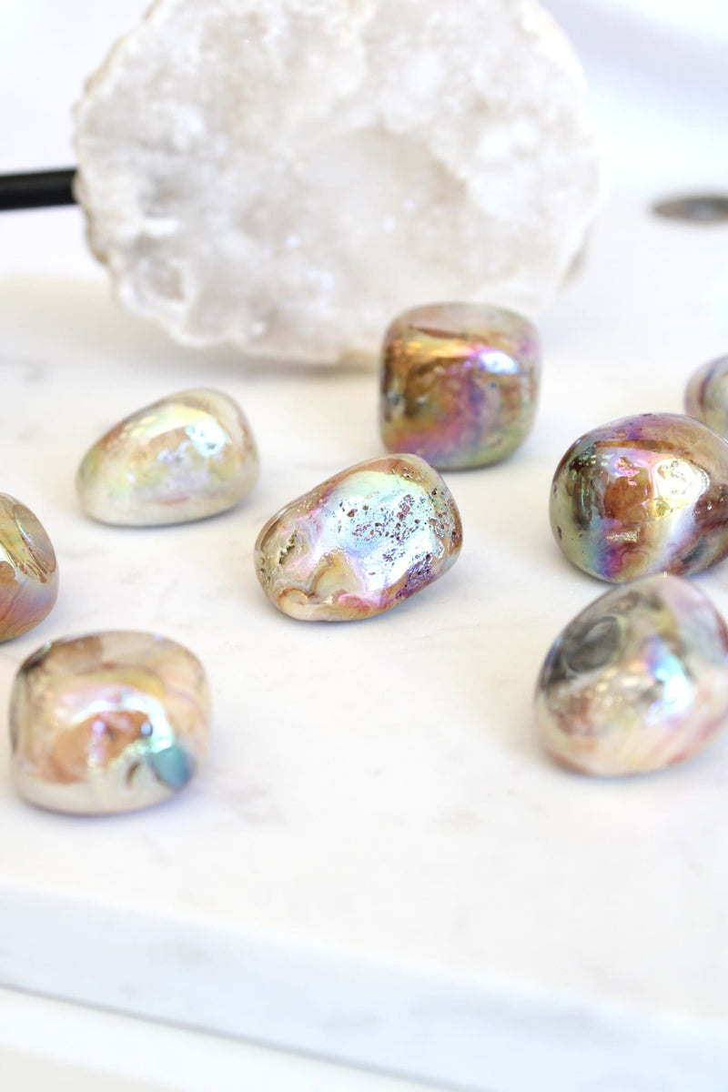 Pierre roulée | Agate folle aura