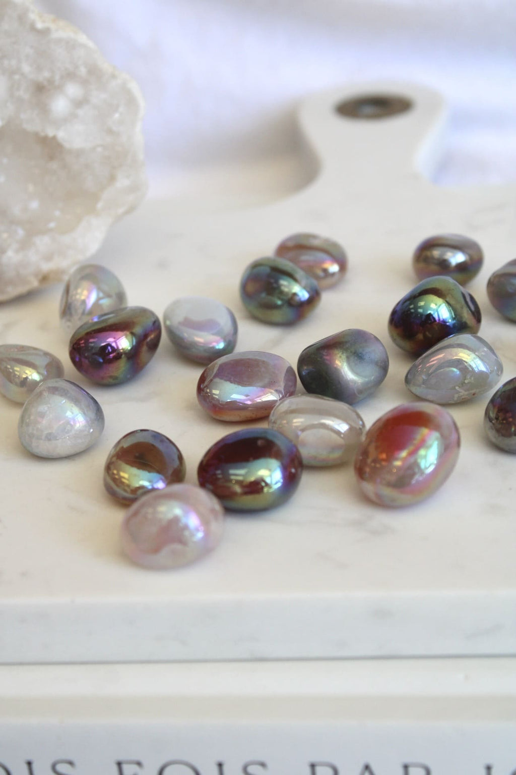 Pierre roulée - Agate aura