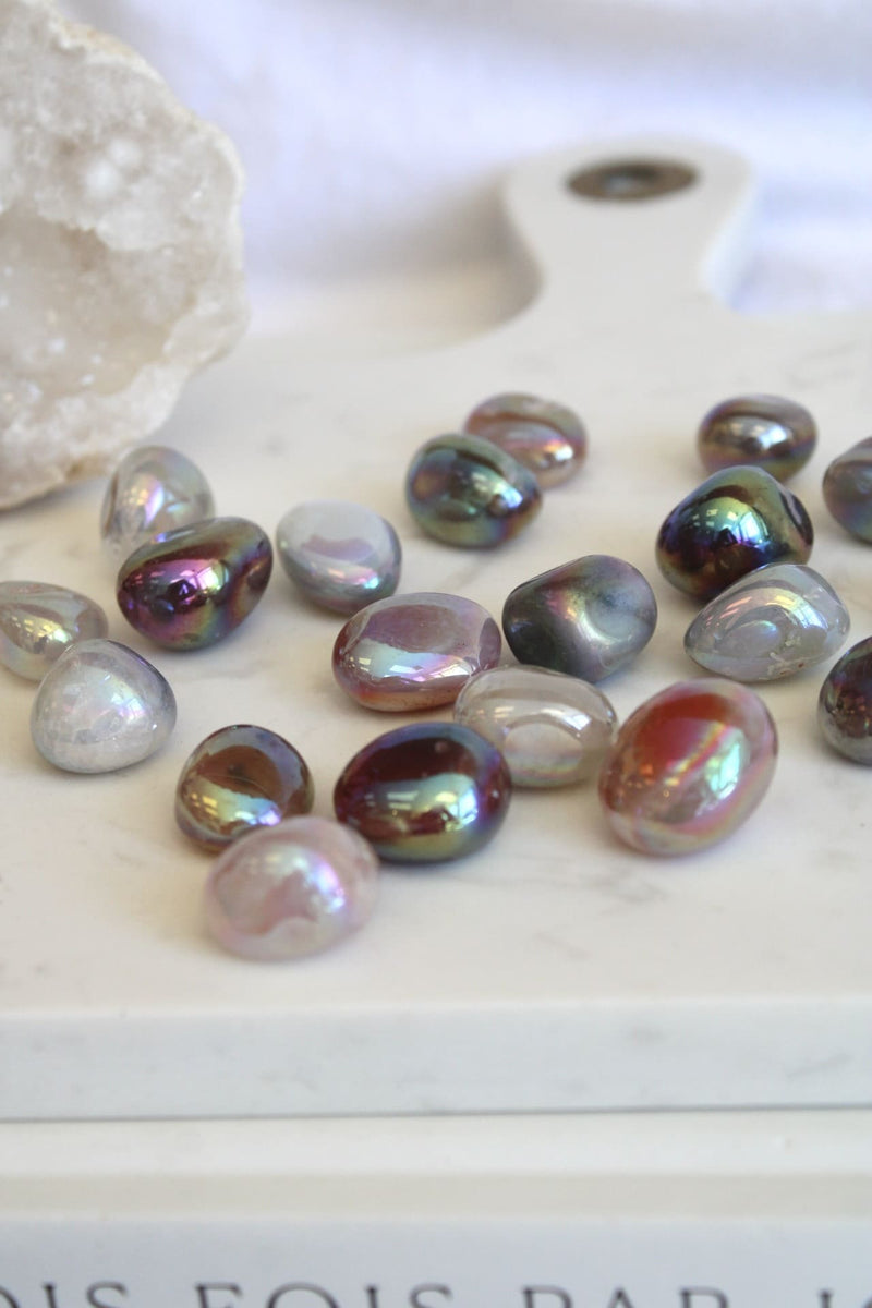 Pierre roulée - Agate aura