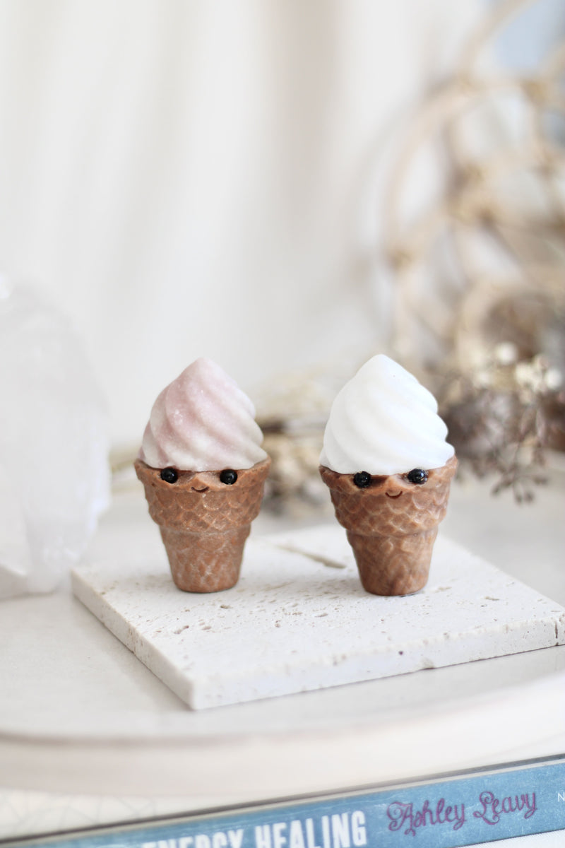 Cornet | Opal rose & Jade blanc