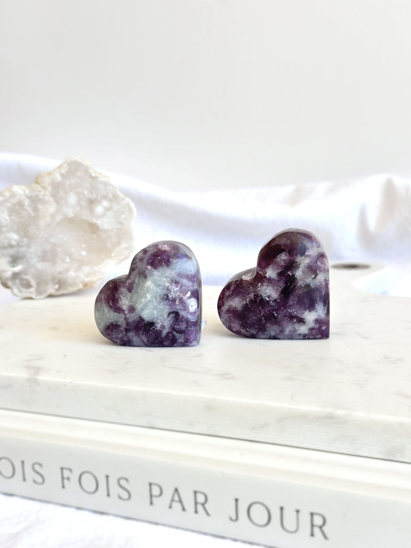 Cœur | Lépidolite mica