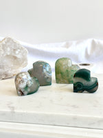 Cœur | Agate fleur teinté