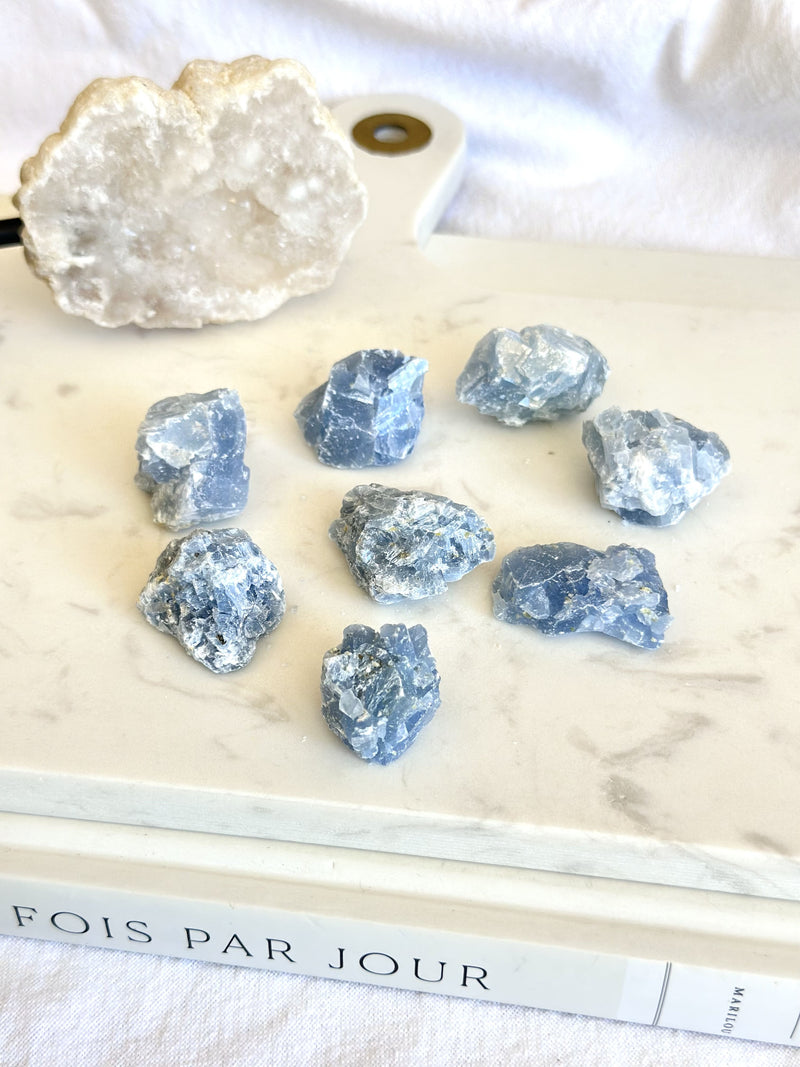 Pierre brute | Calcite bleue