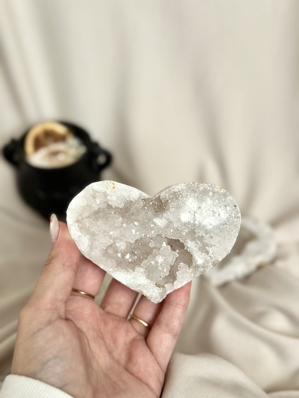 Cœur | Géode agate