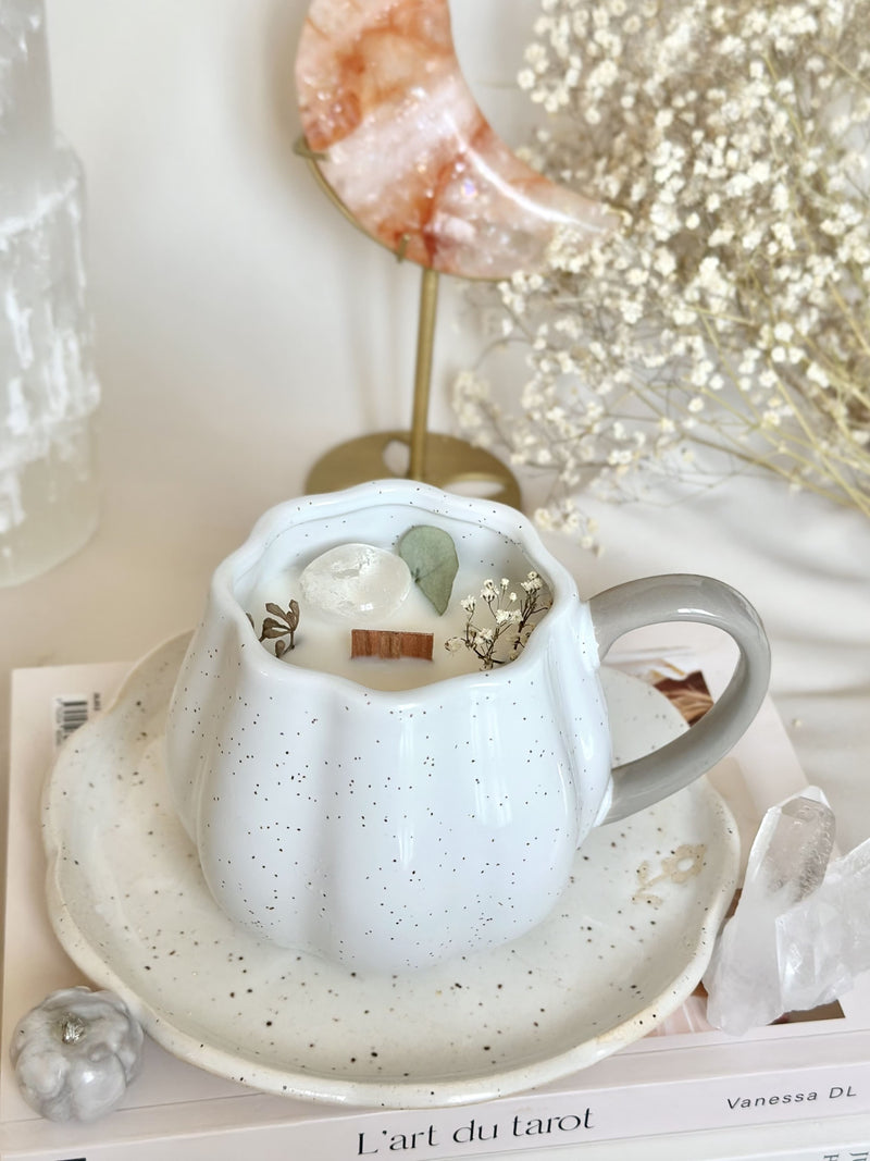 Chandelle | Tasse Citrouille | Quartz Clair