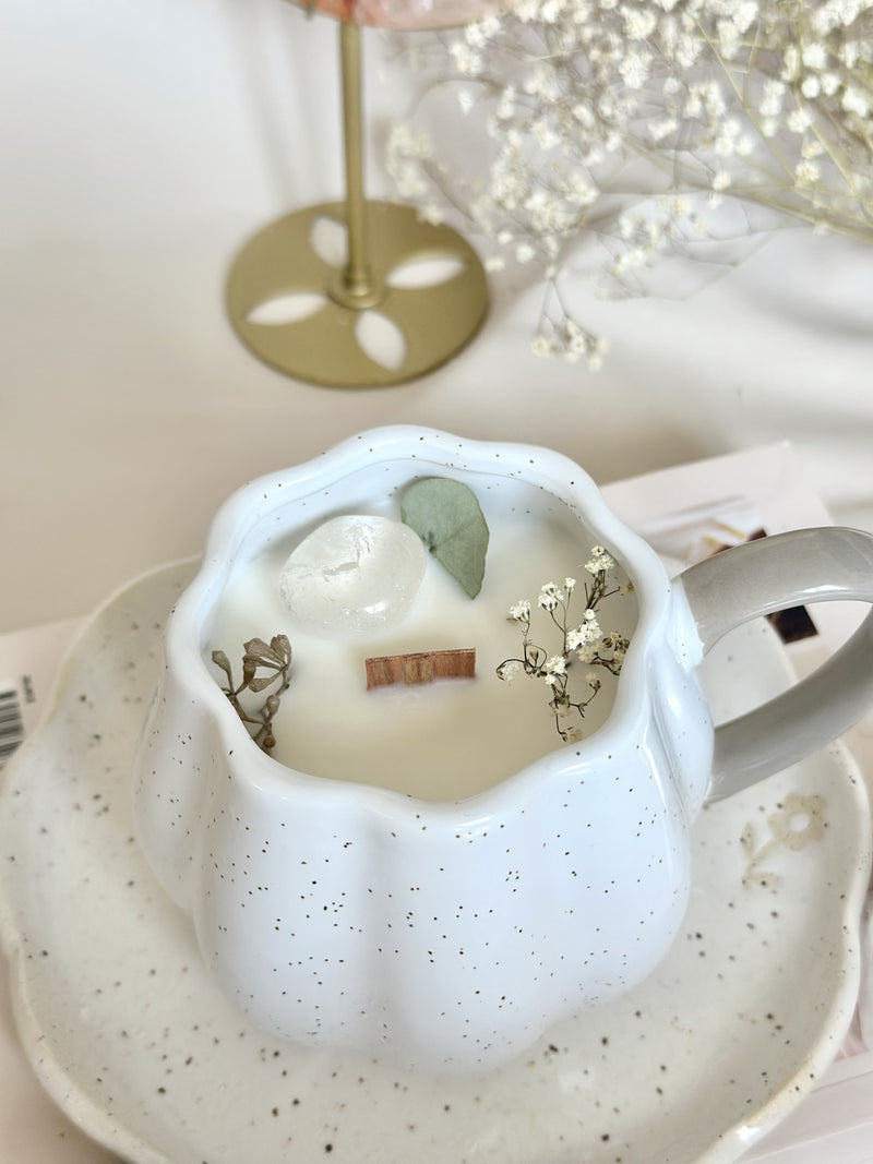Chandelle | Tasse Citrouille | Quartz Clair