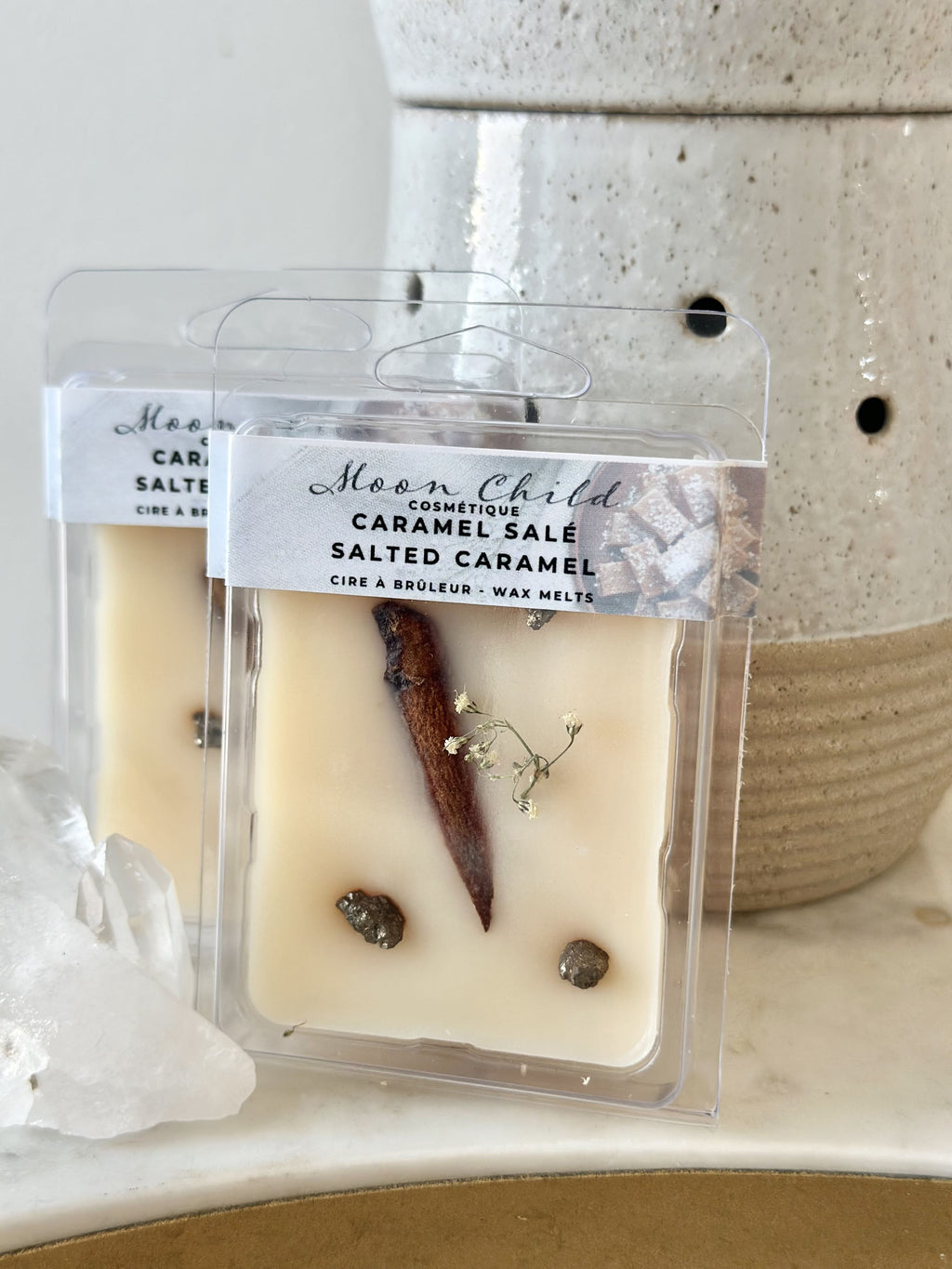 Caramel salé | Cire de soya pour diffuseur