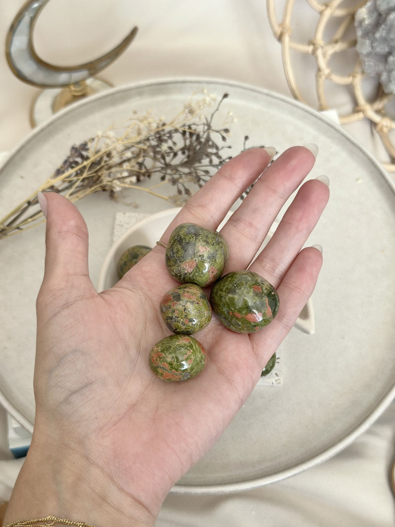 Pierre roulée | Unakite