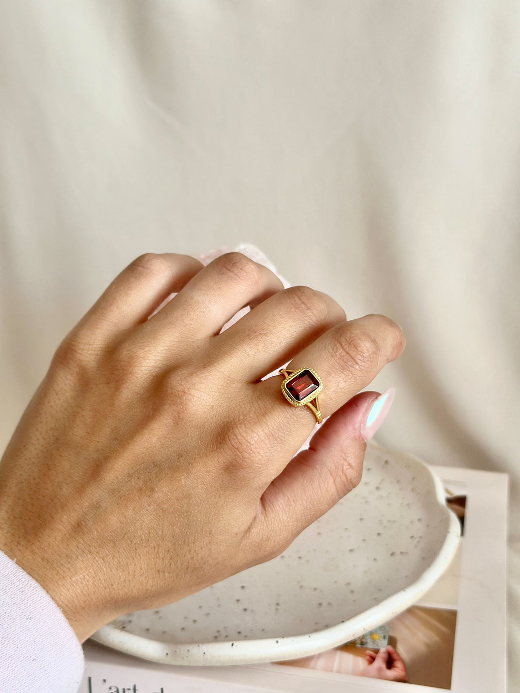 Bague | Gaïa | Grenat