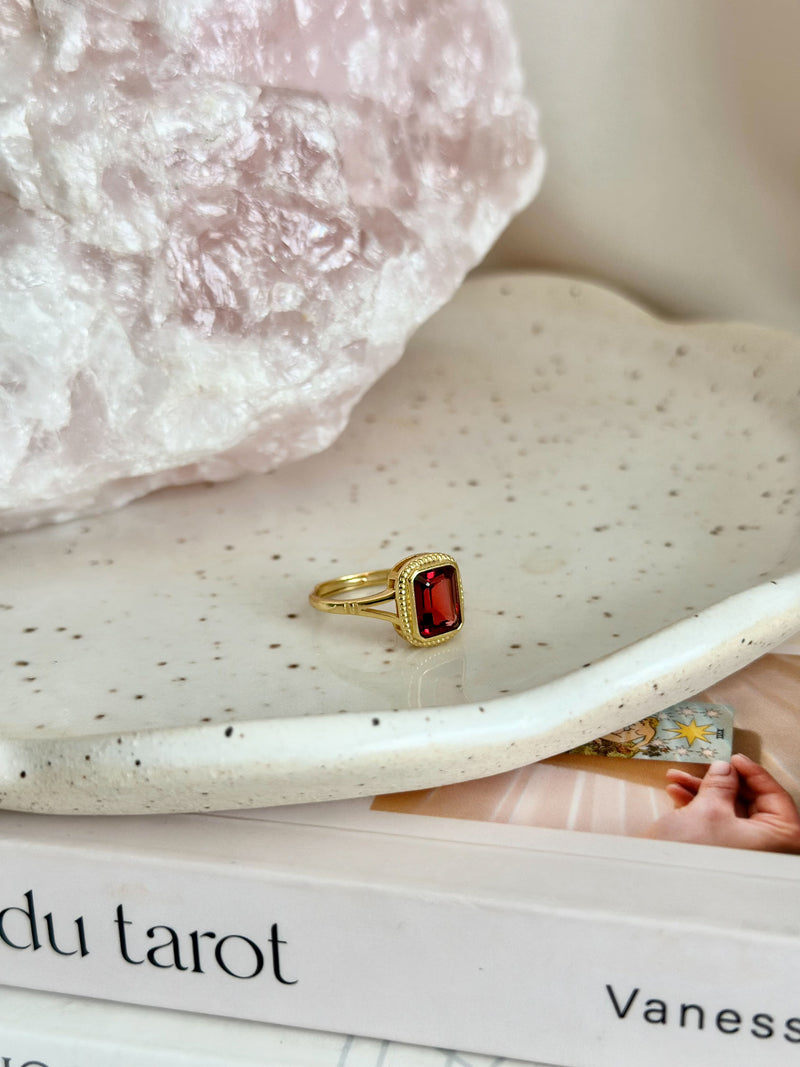 Bague | Gaïa | Grenat