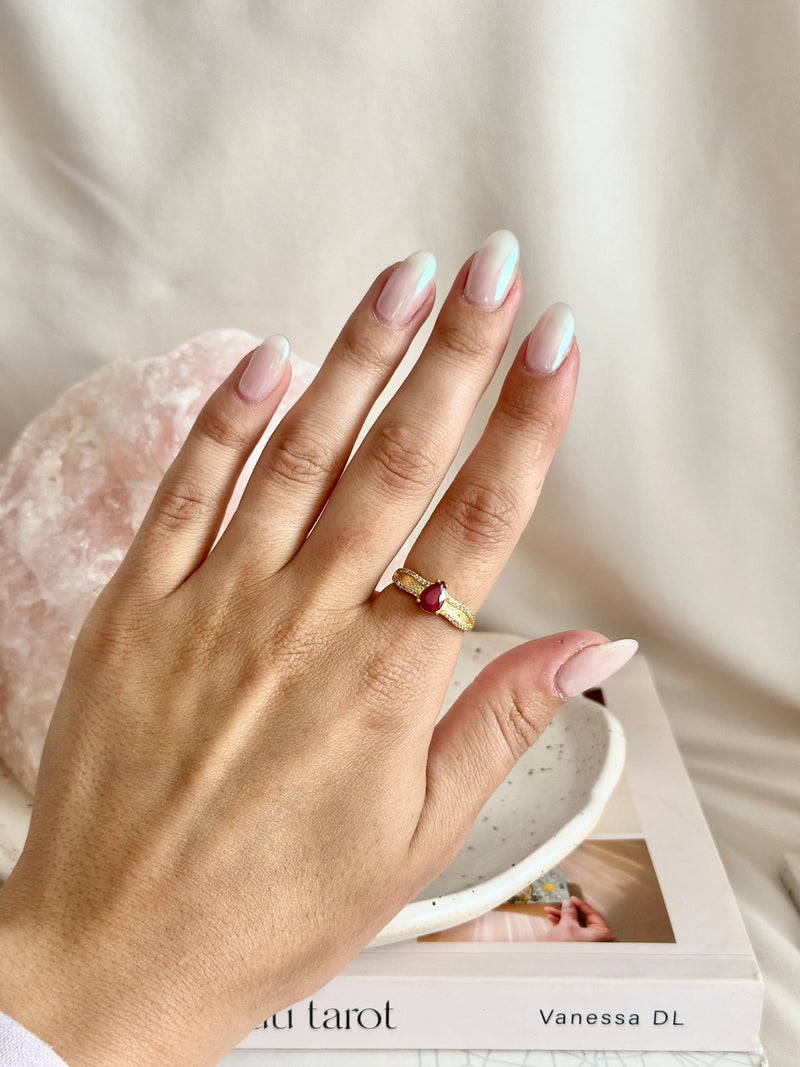 Bague | Esméralda | Rubis
